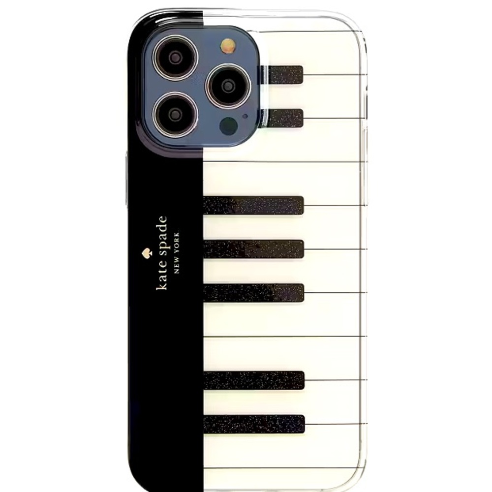 KATE SPADE SPARKLY PIANO iPhone 13 PRO MAX PHONE CASE!!